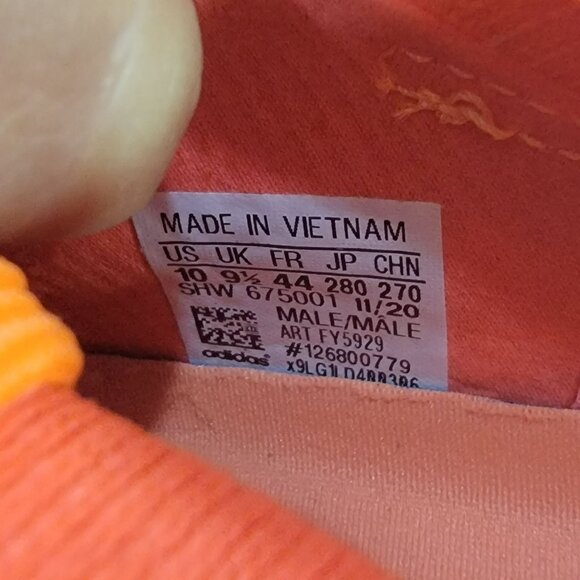 ✨Adidas 4D Fusio Sz 10 Men's Athletic Shoes Sneakers Screaming Orange FY5929✨ - Picture 12 of 13